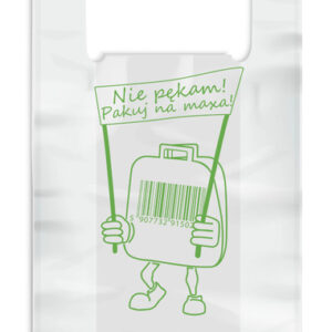 Reklamówki torby foliowe 30x55 cm 40 mikronów grube