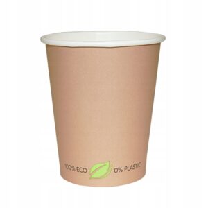 Ekologiczne kubki papierowe 250 ml 50 szt EKO BIO