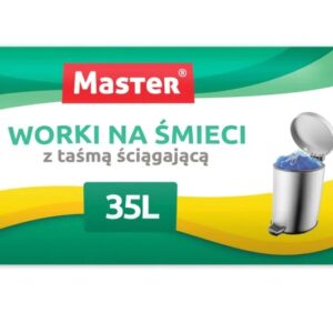 Worki na śmieci 35 L z taśmą ściągającą