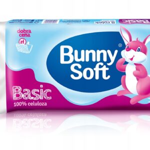 Papier toaletowy celuloza 8 rolek delikatny biały