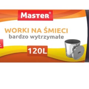 Worki na śmiecie 120 L czarne